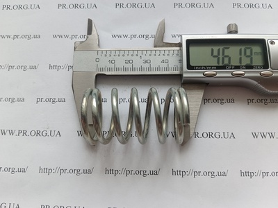 Пружина стиснення 3 х 28,5 х 46 (Артикул: G2563)