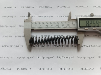 Пружина стиснення 2,5 х 14,2 х 82,5 (Артикул: G2565)