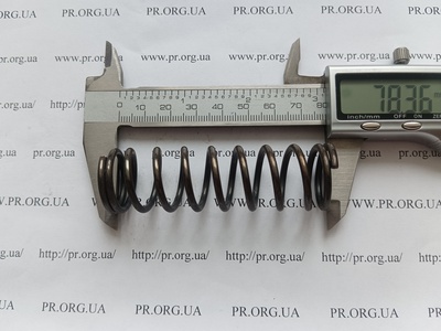 Пружина стиснення 2,5 х 24 х 78 (Артикул: G2566)