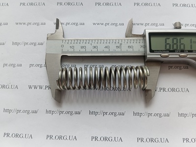 Пружина сжатия 2 х 18,2 х 68,5 (Артикул: G2571)
