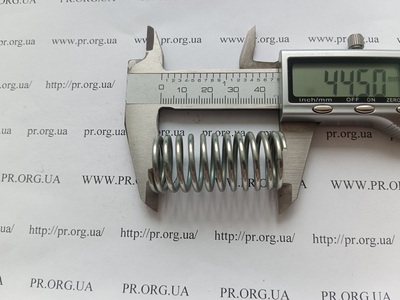 Пружина стиснення 2 х 21 х 44,5 (Артикул: G2572)