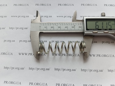 Пружина стиснення 2 х 17 х 61 (Артикул: G2574)