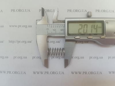 Пружина сжатия 0,8 х 10,2 х 20 (Артикул: G2576)