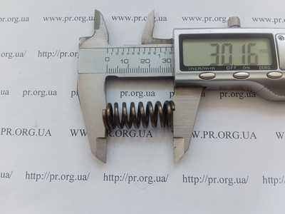 Пружина стиснення 1,8 х 12,3 х 30 (Артикул: G2585)