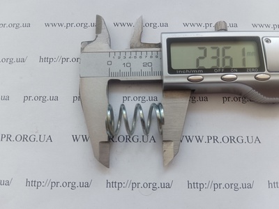 Пружина стиснення 1,6 х 14,2 х 23,5 (Артикул: G2586)