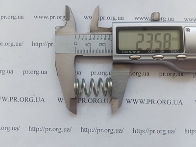 Пружина стиснення 1,5 х 12,8 х 23,5 (Артикул: G2588)