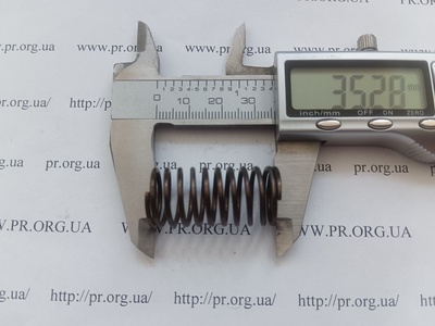 Пружина стиснення 1,5 х 17 х 35 (Артикул: G2589)