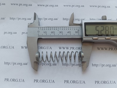 Пружина стиснення 1,2 х 13 х 53 (Артикул: G2596)