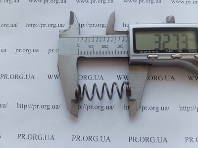 Пружина сжатия 1,2 х 11,3 х 32,5 (Артикул: G2604)