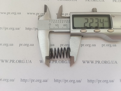 Пружина сжатия 1,2 х 12 х 22 (Артикул: G2606)