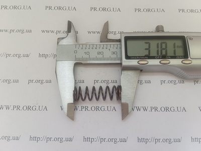 Пружина стиснення 1,2 х 10,4 х 31 (Артикул: G2607)
