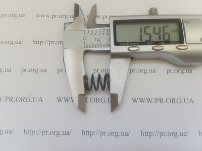 Пружина стиснення 1,2 х 11 х 15,5 (Артикул: G2609)