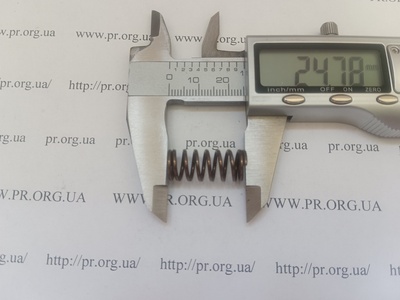 Пружина стиснення 1,2 х 10,2 х 24,5 (Артикул: G2610)