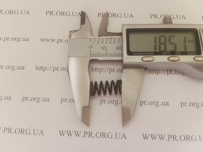 Пружина стиснення 1,2 х 9 х 18,5 (Артикул: G2615)