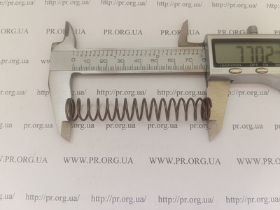 Пружина стиснення 1,2 х 13 х 77 (Артикул: G2616)