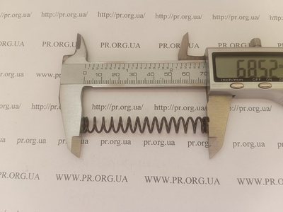 Пружина стиснення 1,2 х 9,2 х 68 (Артикул: G2621)