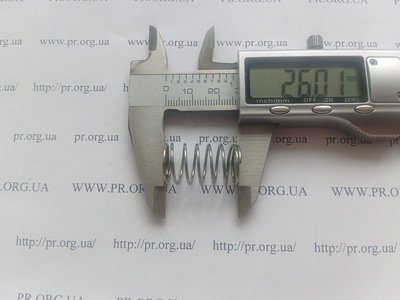 Пружина стиснення 1 х 14,8 х 26 (Артикул: G2627)