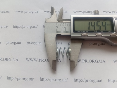 Пружина стиснення 1 х 11,3 х 14,5 (Артикул: G2631)