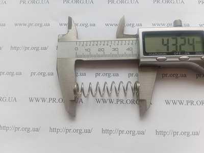 Пружина сжатия 1 х 10,6 х 43 (Артикул: G2632)