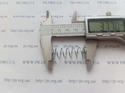 Пружина сжатия 1 х 12 х 37,5 (Артикул: G2638)