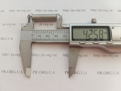 Пружина розтягування 0,7 х 8,3 х 42,5 (Артикул: P1003)