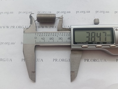 Пружина растяжения 0,8 х 10 х 38 (Артикул: P1018)