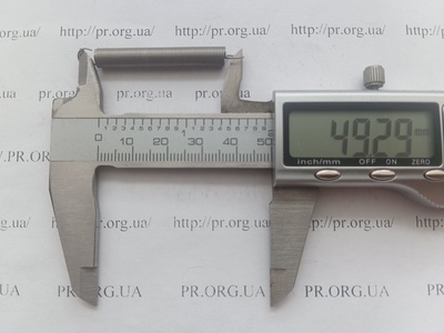 Пружина розтягування 0,5 х 6 х 49 (Артикул: P1025)