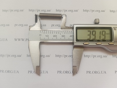 Пружина растяжения 0,6 х 6 х 39 (Артикул: P1034)