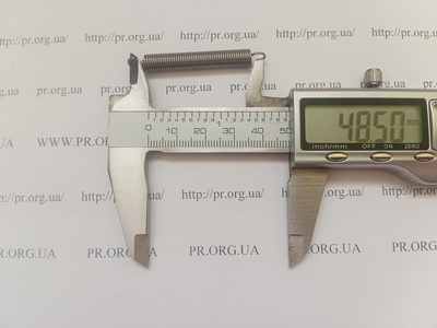 Пружина розтягування 0,8 х 6 х 48,5 (Артикул: P1036)