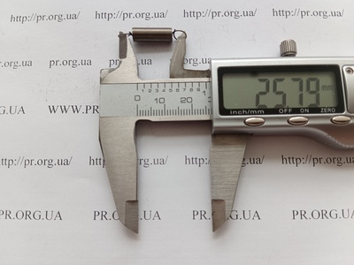 Пружина розтягування 0,5 х 5,5 х 25,5 (Артикул: P1041)
