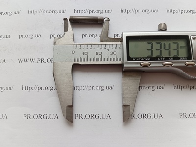 Пружина розтягування 0,7 х 5 х 33,5 (Артикул: P1073)