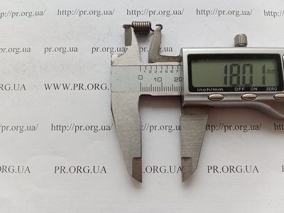 Пружина растяжения 1 х 6 х 18 (Артикул: P1075)