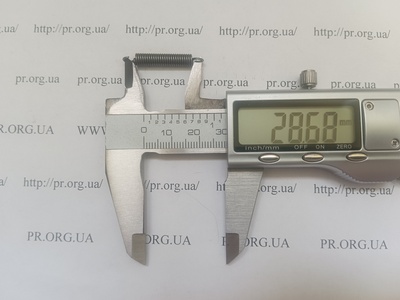 Пружина розтягування 0,8 х 4,5 х 28,5 (Артикул: P1100)