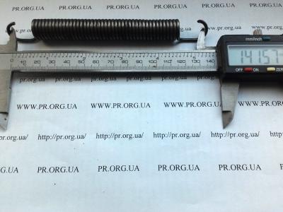 Пружина розтягування 2,4 х 15 х 141,5 (Артикул: R6588)