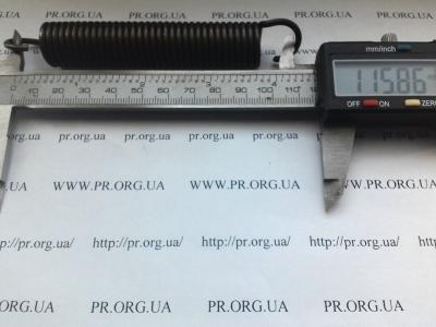 Пружина розтягування 2,5 х 17,8 х 116 (Артикул: R6681)
