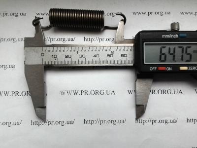 Пружина растяжения 1,6 х 13 х 65 (Артикул: R6893)