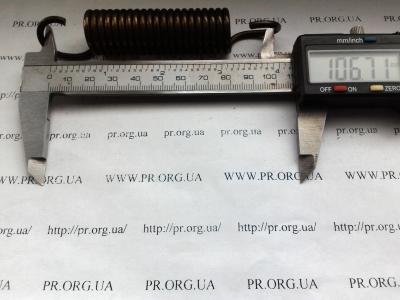 Пружина растяжения 3 х 20,2 х 107 (Артикул: R6916)