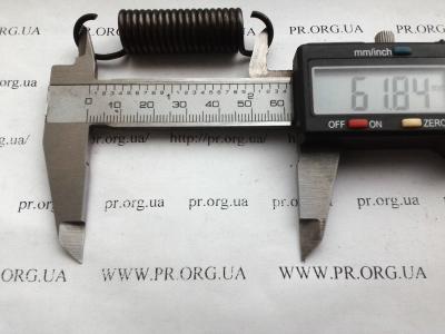 Пружина растяжения 2 х 14 х 62 (Артикул: R6972)