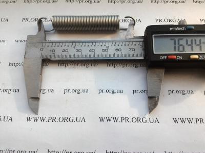 Пружина растяжения 1,2 х 11,3 х 76,5 (Артикул: R7029)