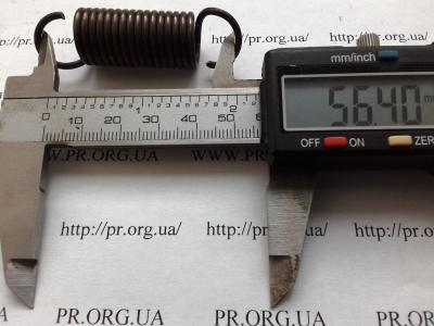 Пружина растяжения 2 х 16 х 56,5 (Артикул: R7097)