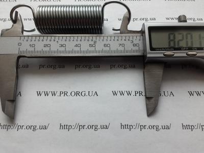Пружина растяжения 1,8 х 20,2 х 82 (Артикул: R7181)