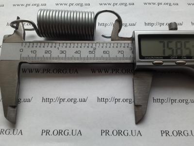 Пружина растяжения 2 х 20 х 76 (Артикул: R7202)
