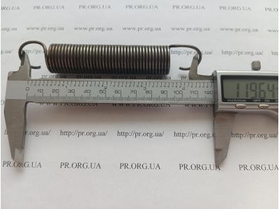Пружина розтягування 2 х 20 х 119,5 (Артикул: R7330)