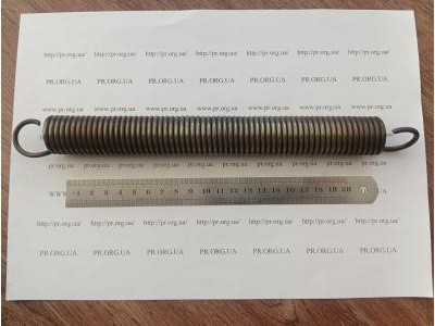 Пружина розтягування 3,5 х 26,7 х 275 (Артикул: R7371)