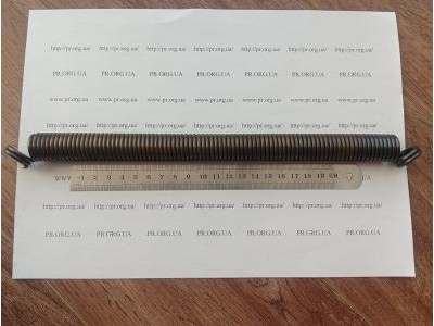 Пружина растяжения 3 х 21 х 308 (Артикул: R7378)