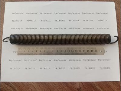 Пружина розтягування 3 х 25 х 284 (Артикул: R7379)