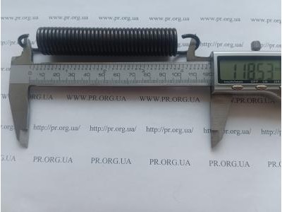 Пружина розтягування 2,5 х 18,5 х 118 (Артикул: R7480)