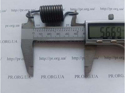 Пружина розтягування 2,5 х 19,7 х 57 (Артикул: R7482)