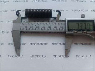 Пружина растяжения 2,5 х 15 х 74 (Артикул: R7483)