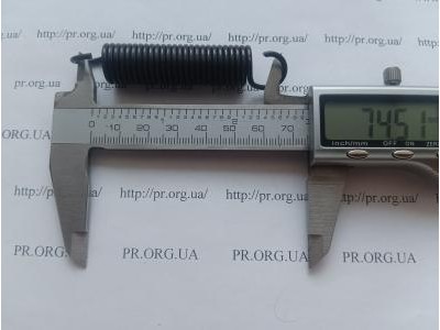 Пружина розтягування 2 х 14,4 х 74 (Артикул: R7484)